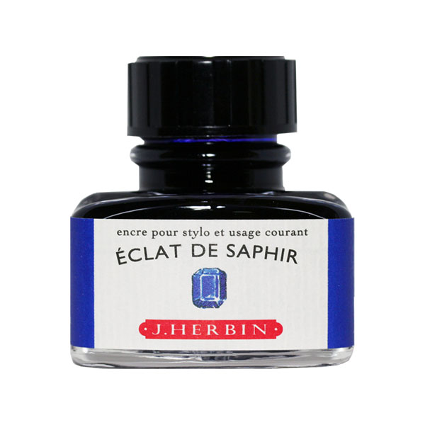 【即納可能】エルバン（J.HERBIN） ボトルインク トラディショナルインク サファイヤブルー HB13016