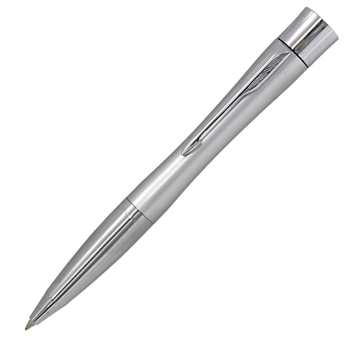 【即納可能】パーカー（PARKER） シヤチハタ ネームペン エアフロー シルバーパールCT 別注品ハンコ付き TKS-PKA-1