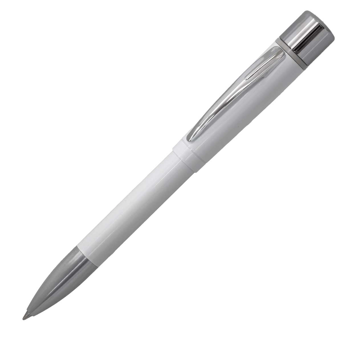 【即納可能】シヤチハタ（Shachihata） ネームペン プリモ ホワイト メールオーダー式 ハンコ付き TKS-NR5/MO