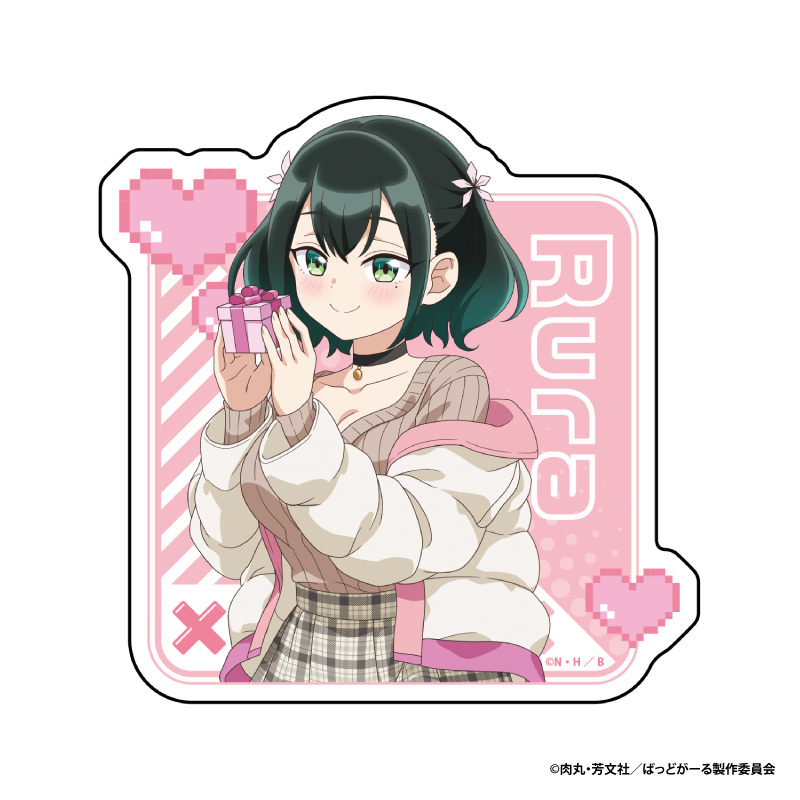 ばっどがーる ダイカットステッカー　瑠璃葉 るら