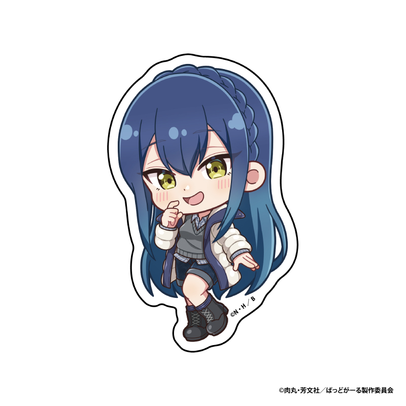 ばっどがーる ダイカットステッカー　清木 清(デフォルメ)