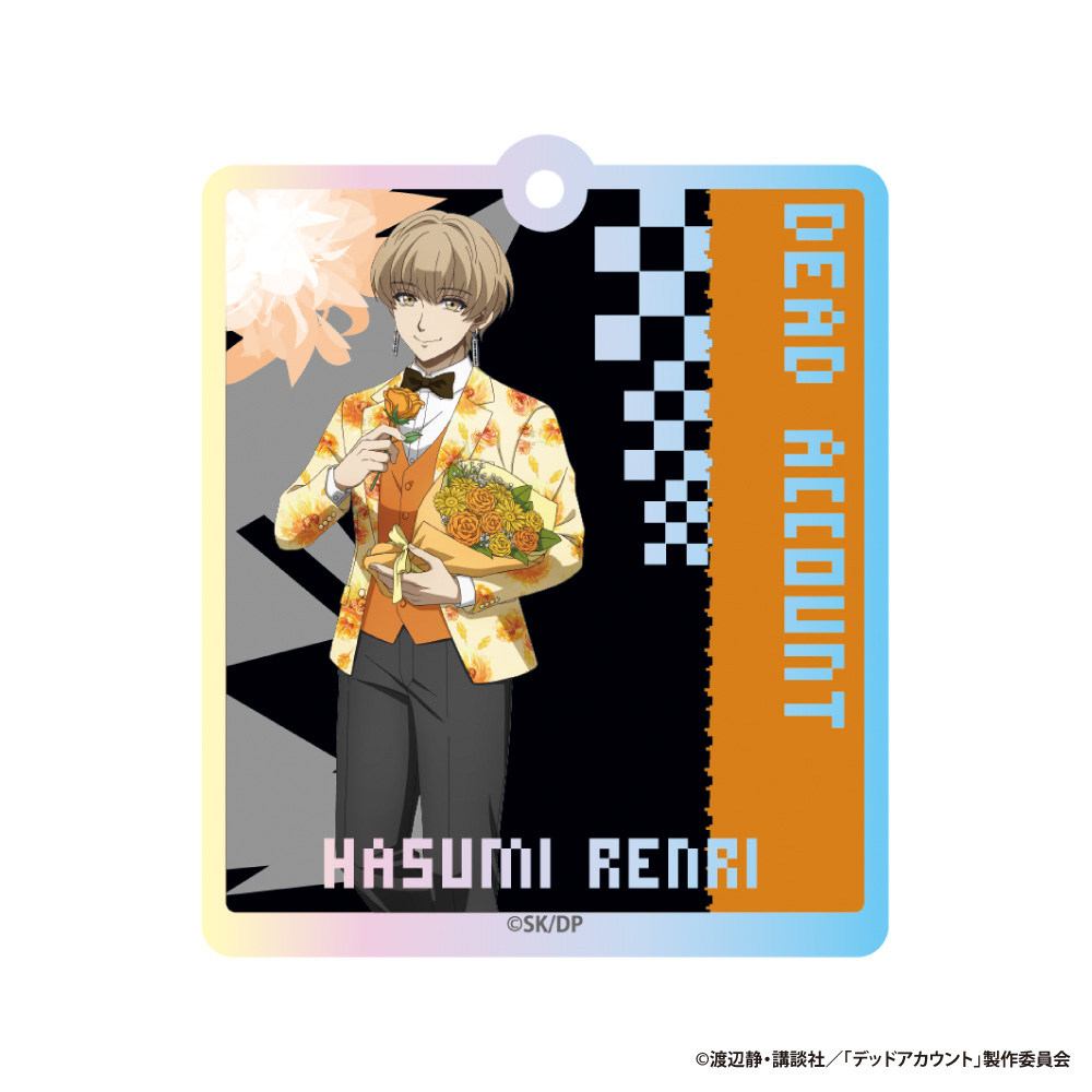 「デッドアカウント」オーロラアクリルキーホルダー 羽住 蓮理(描きおろし)