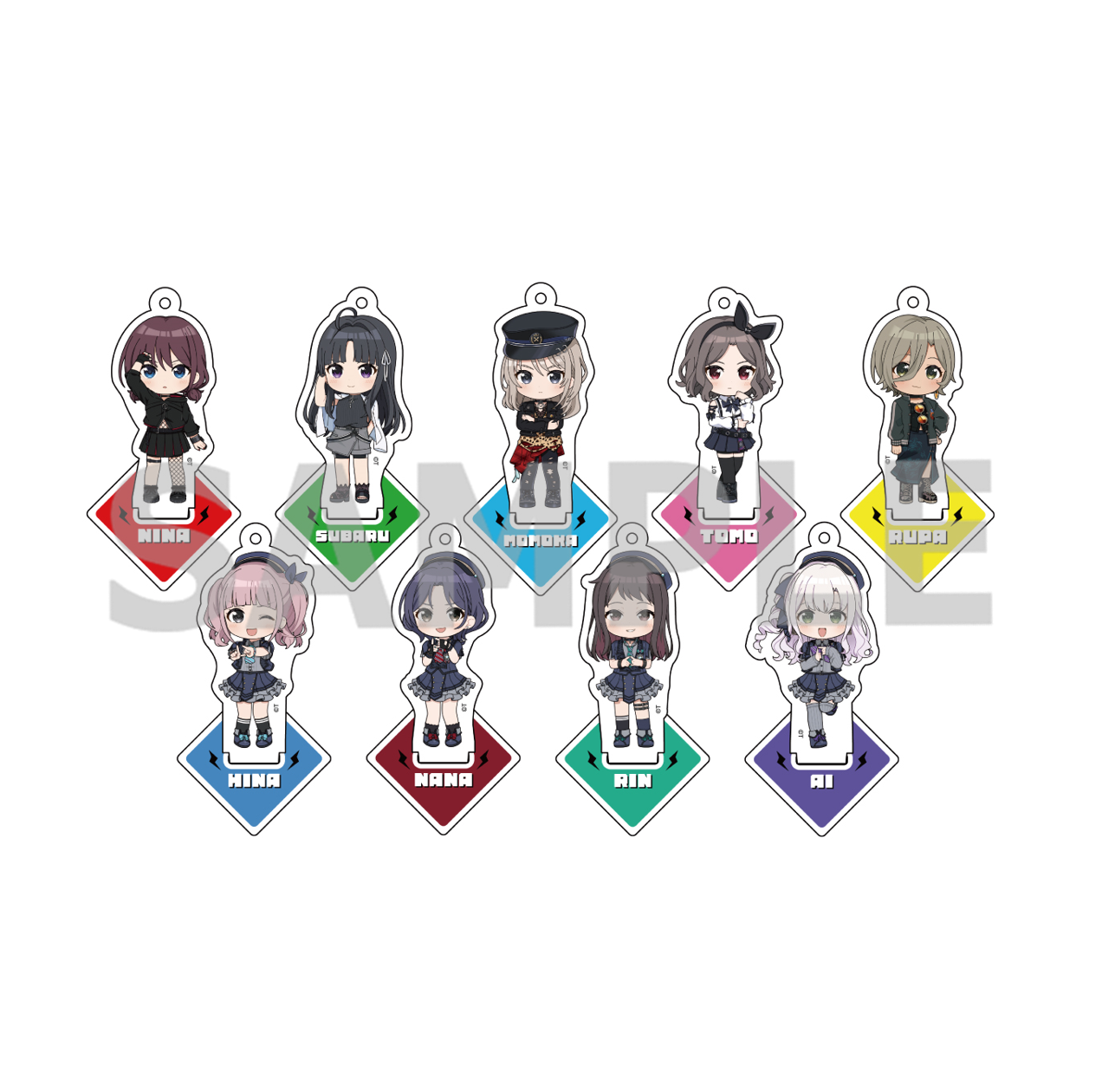 ガールズバンドクライ トレーディングアクリルスタンド(全9種)