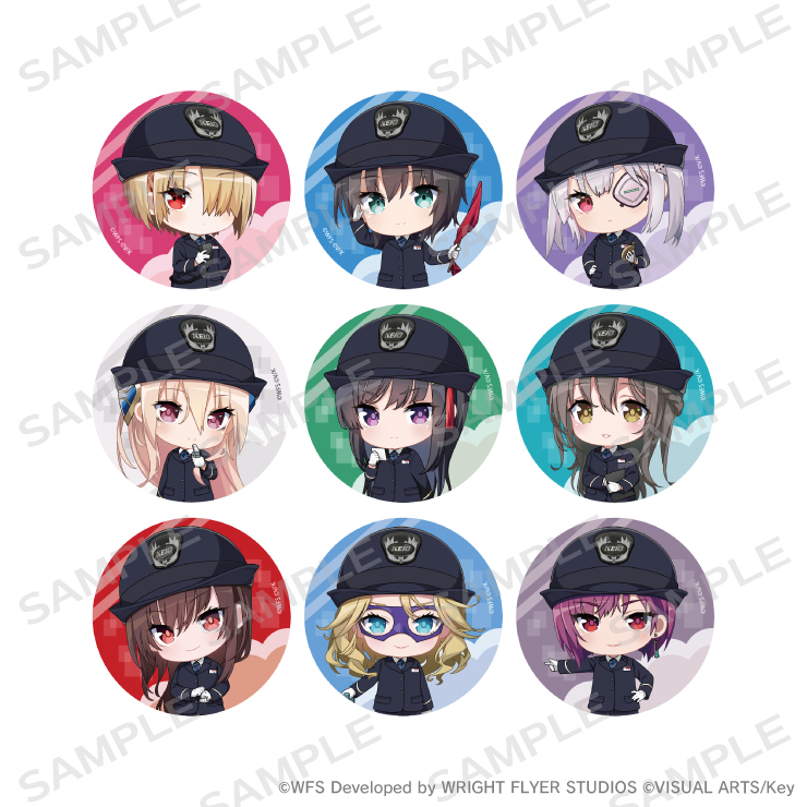 ヘブンバーンズレッド×京王電鉄 トレーディングホロ缶バッジ