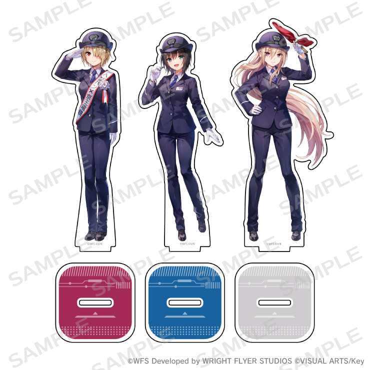 ヘブンバーンズレッド×京王電鉄 アクリルスタンドフィギュア