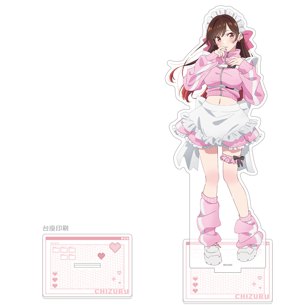 彼女、お借りします 描き下ろし特大アクリルスタンド（水原千鶴／ジャージメイド）