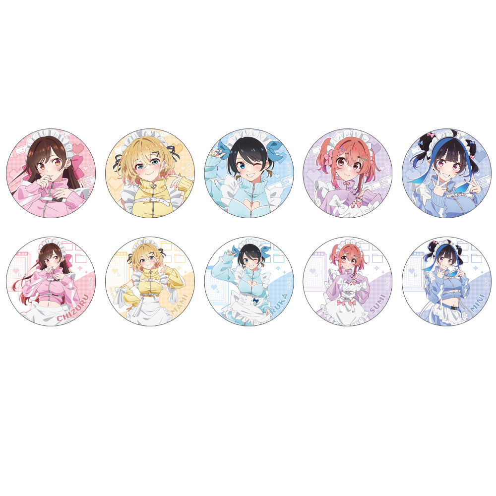 彼女、お借りします 缶バッジ BOX