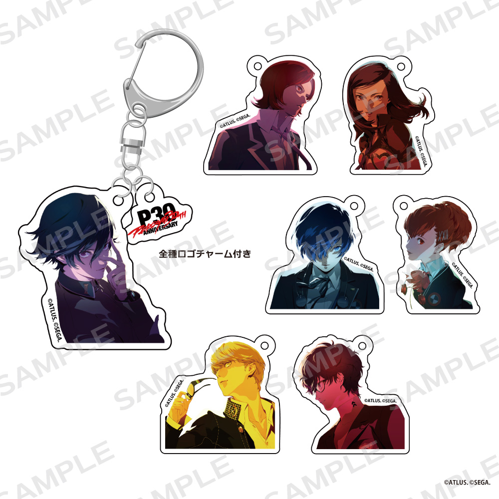 P30th　ツインアクリルキーホルダー