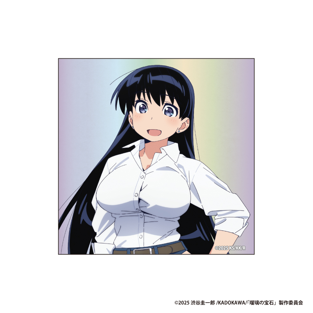 瑠璃の宝石 ホログラムステッカー【荒砥 凪】