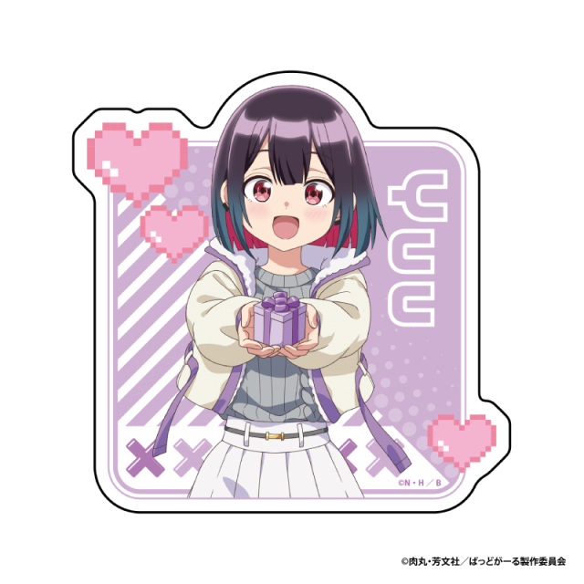 ばっどがーる ダイカットステッカー　優谷 優