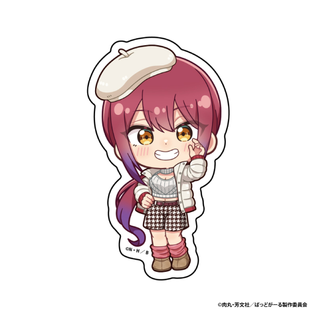 ばっどがーる ダイカットステッカー　水鳥 亜鳥(デフォルメ)