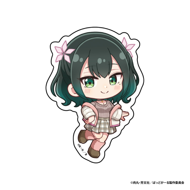ばっどがーる ダイカットステッカー　瑠璃葉 るら(デフォルメ)