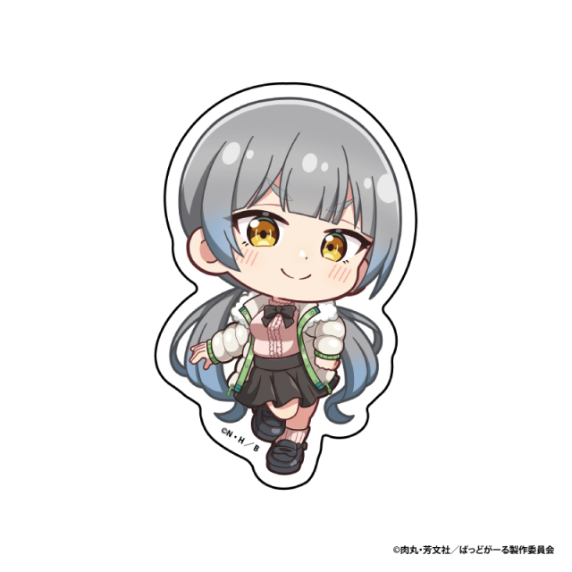 ばっどがーる ダイカットステッカー　水鳥 水花(デフォルメ)