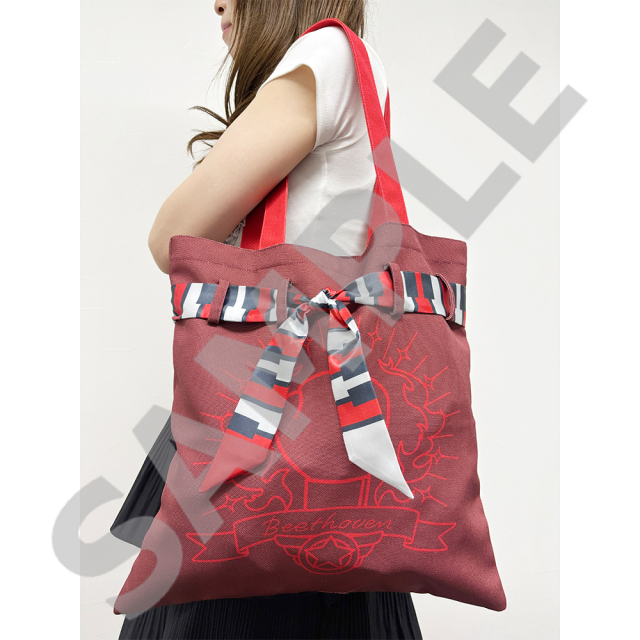 クラシック★スターズ リボン付きトートバッグ（ベートーヴェン）