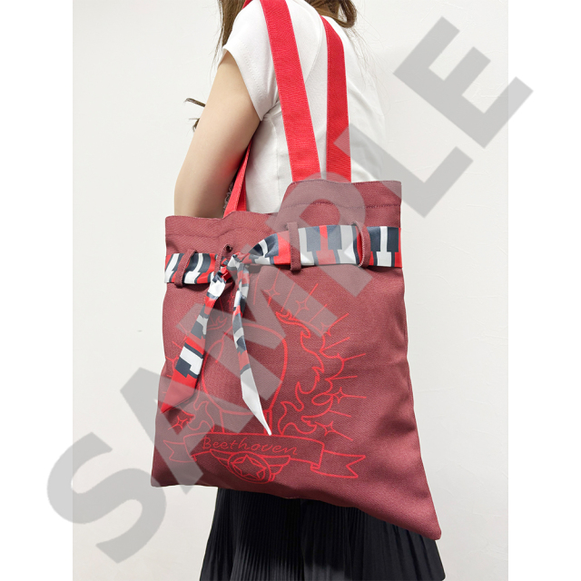 クラシック★スターズ リボン付きトートバッグ（ベートーヴェン）