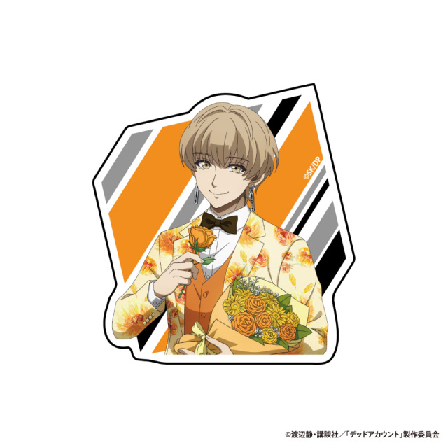 「デッドアカウント」ダイカットステッカー 羽住 蓮理(描きおろし)