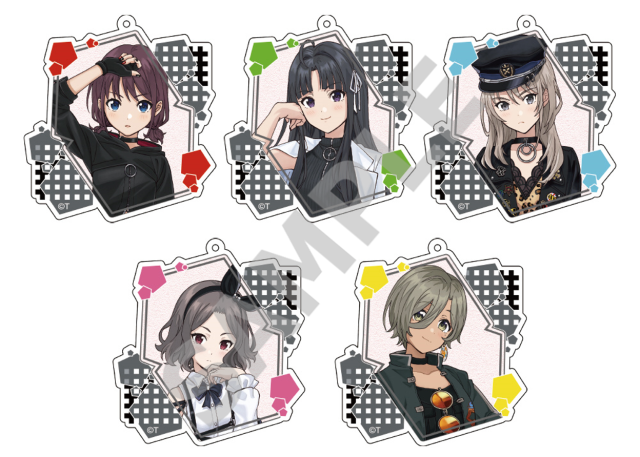 ガールズバンドクライ 全巻購入特典 アクキー 5種セット ガールズバンドクライ トレーディングアクリルキーホルダー