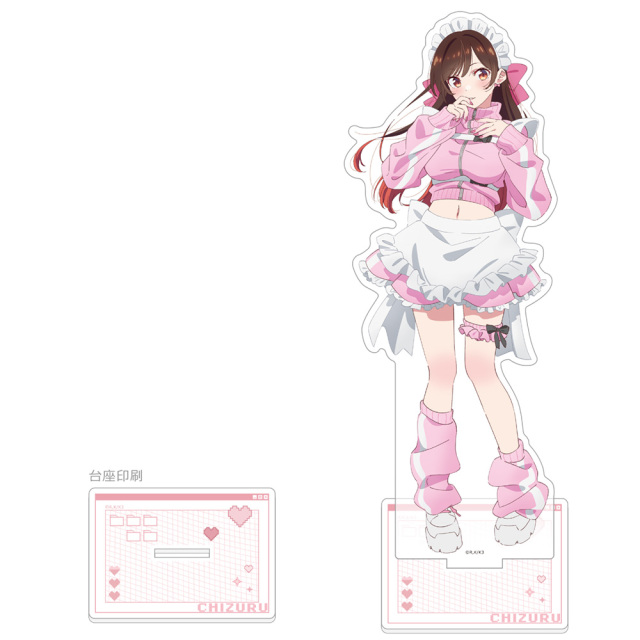 彼女、お借りします 描き下ろし特大アクリルスタンド（水原千鶴／ジャージメイド）