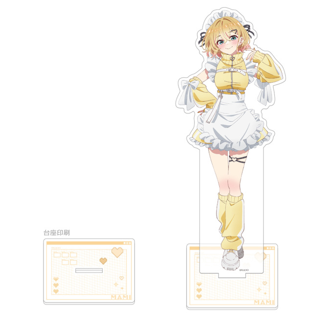 彼女お借りします アパレル UGC アクリルスタンド 七海麻美 彼女、お借りします×UGCコラボレーションアパレル BIGアクリル