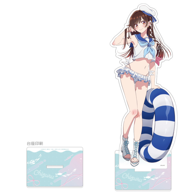 彼女、お借りします アクリルスタンド 水原千鶴 特製アクリルスタンド 彼女、お借りします 描き下ろし特大アクリルスタンド（水原千鶴