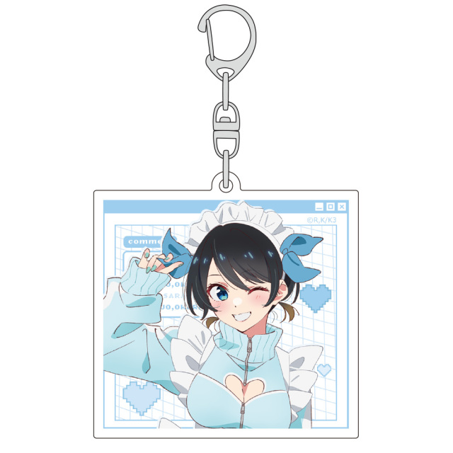 彼女、お借りします 描き下ろしアクリルキーホルダー（更科瑠夏／ジャージメイド）