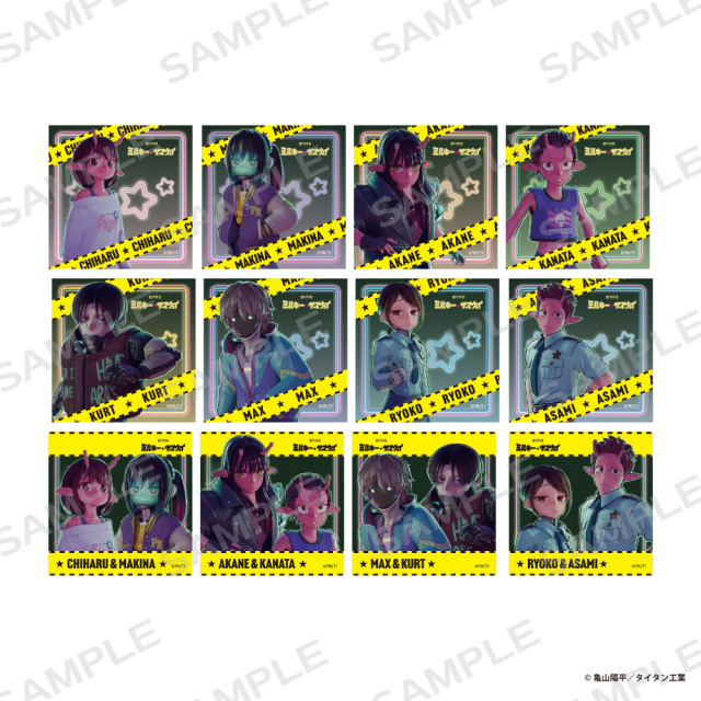 銀河特急 ミルキー☆サブウェイ × 京王電鉄 トレーディングラッピング風ステッカー(2枚入)