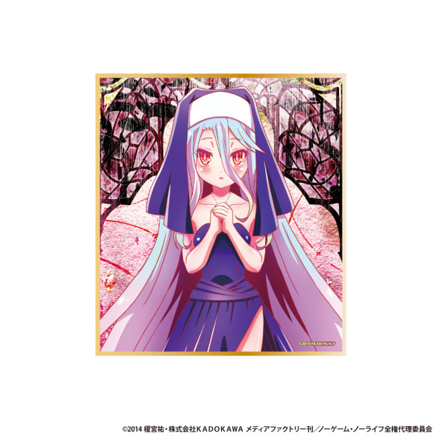 ノーゲーム・ノーライフ　ミニ色紙【白】
