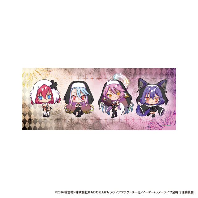 ノーゲーム・ノーライフ　フェイスタオル【ミニキャラ】