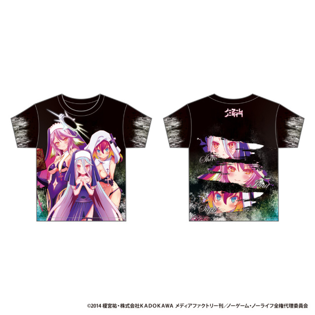 ノーゲーム・ノーライフ　フルグラフィックTシャツ