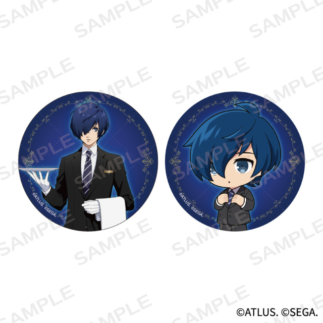 ペルソナ３ リロード　BIG缶バッジ2個セット【主人公】