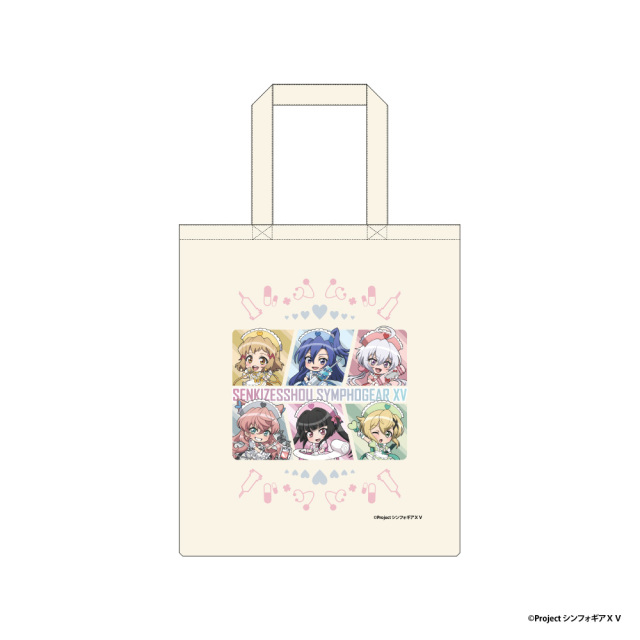 戦姫絶唱シンフォギアＸＶ トートバッグ【デフォルメイラスト】