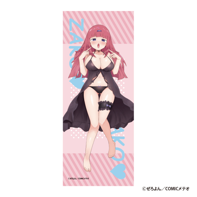 ざこ先生 フェイスタオル【渡良瀬桃樺】