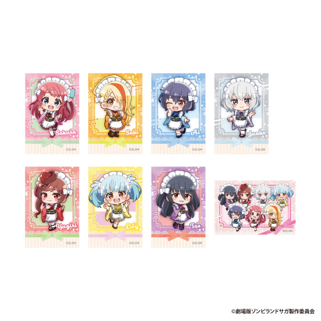 ゾンビランドサガ×くいもの屋わん トレーディングデフォルメステッカー