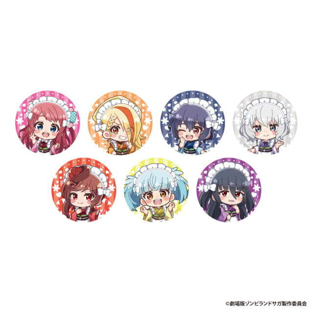 ゾンビランドサガ×くいもの屋わん トレーディングデフォルメ缶バッジ