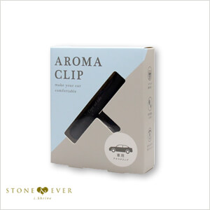 生活の木】アロマディフューザー『アロマクリップ・車用◇ブラック