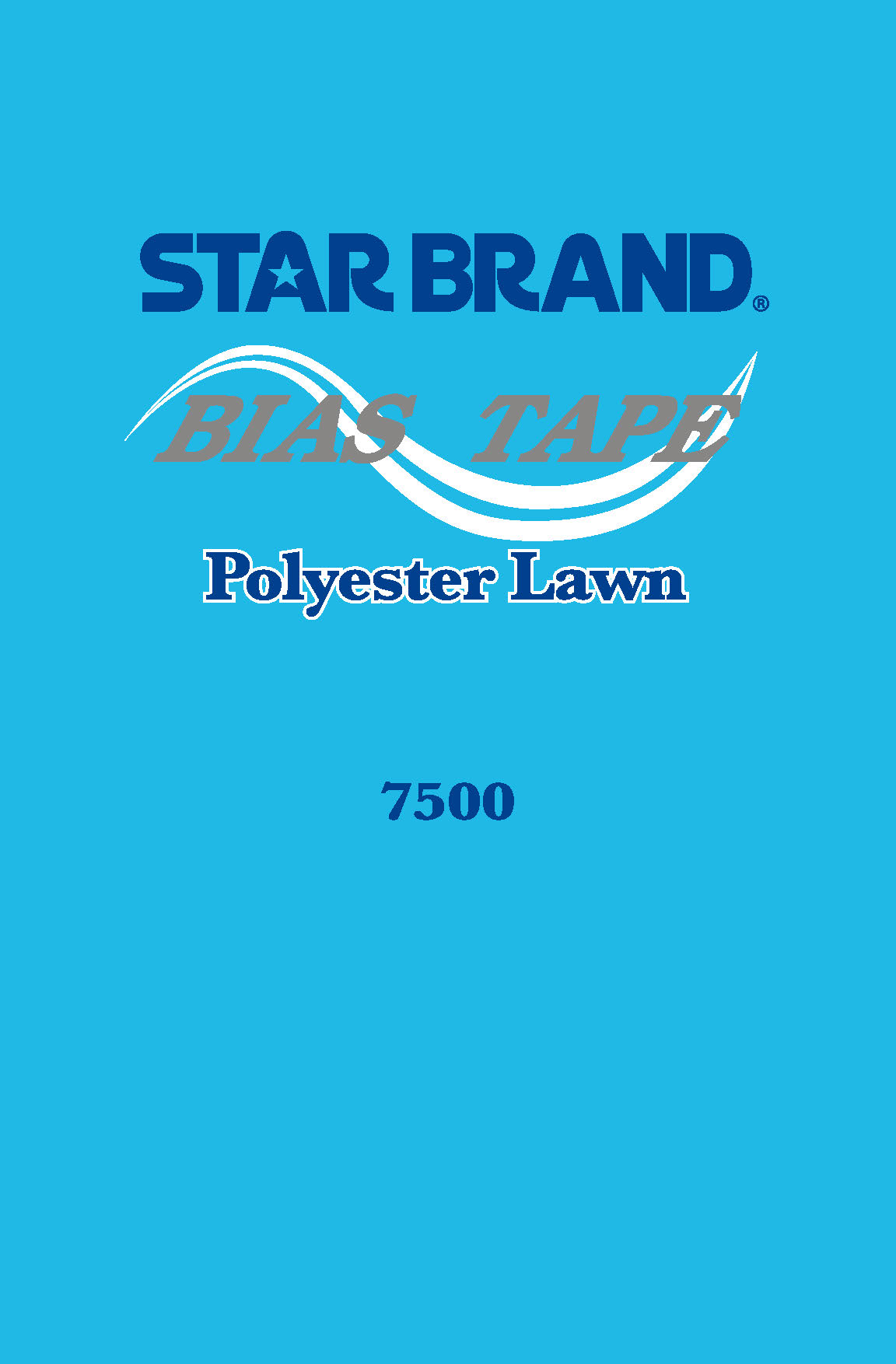 【星加】スターバイアス　#7500  ポリエステルローン　　色見本帳　※メール便出荷可能