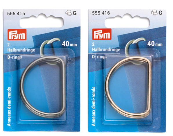 ＰＲＹＭ　Ｄリング４０ｍｍ　シルバー・アンティーク・アンティークシルバー・ゴールド・ガンメタ　２個入　　　1655240