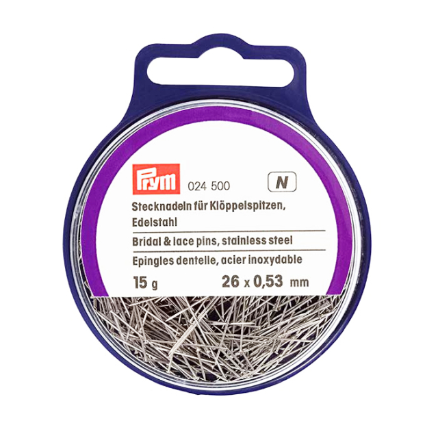 ＰＲＹＭ　ブライダルシルクピン２６ｍｍＸ０．５３ｍｍ　１５ｇステンレス　　　1624500