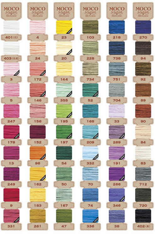 小物 moco MOCO（モコ）:スタンダード | ステッチ糸,MOCO（モコ） | 糸屋さん