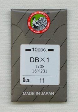 オルガン針　工業用ミシン針　ＤＢｘ１　１０本入り　（9号11号14号16号）