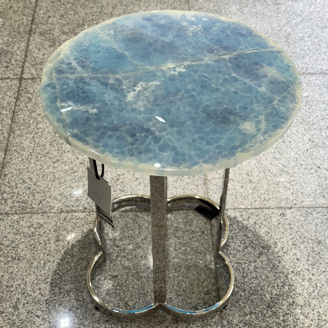 Side Table / サイドテーブル｜ブルーオニキス｜天然石｜TBL31130IB