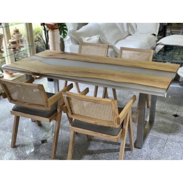 ダイニングテーブル｜Dining Table｜樹脂天板｜スモーク｜｜IB Selection｜TBL3078IB
