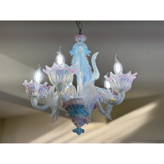 シャンデリアイタリア製 百合 水仙 照明｜シャンデリア｜イベリア IBERIA