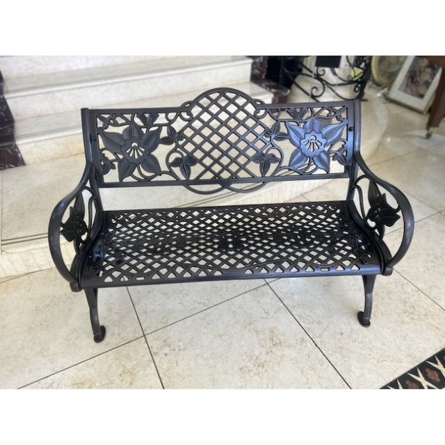 Garden Furniture / アイアンガーデンベンチ  - ベンチ - アイアン-｜IB Selection｜HGE3098IB