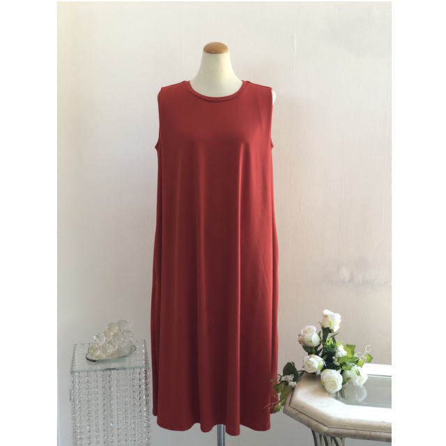 Apparel / Flare long dress /フレアロングワンピース｜Red /レッド 赤色 | APP1001IB