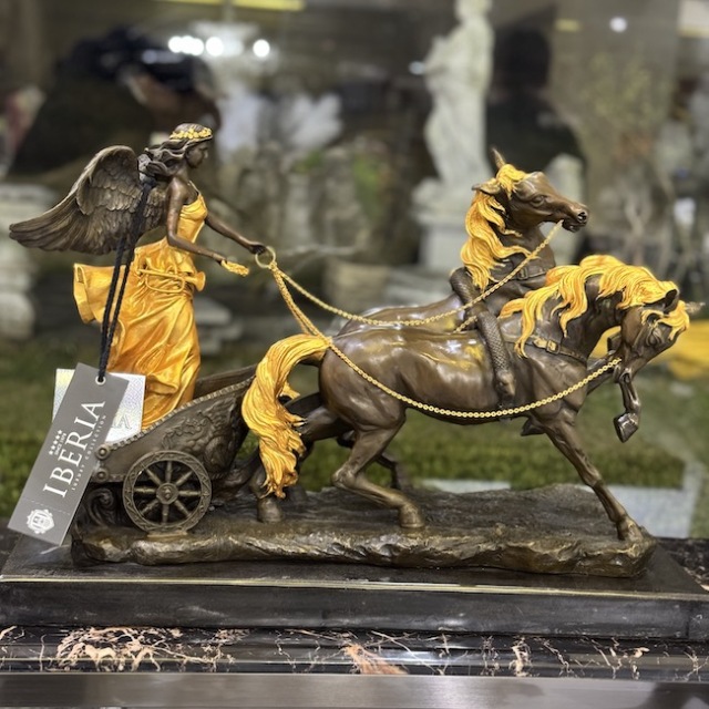 ブロンズ像｜Bronze statue / Adrian Jones/ ローマ戦車｜IB Selection｜BNZ31140IB