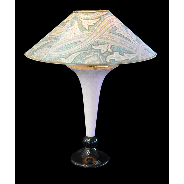 Pottery Lamp / 陶器ランプ｜シェード付き｜LMP0037IB