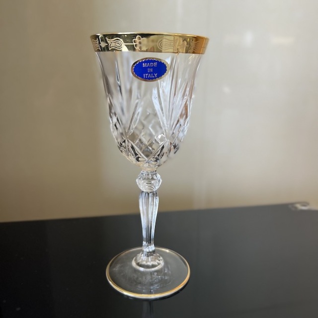 イタリア製/ カッティングワイングラス｜IB selection｜GLS3023IB