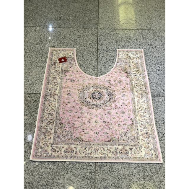 Persian carpet style　Toilet mat/ペルシャ絨毯風 トイレマット｜Pink / ピンク｜MIS1035IB