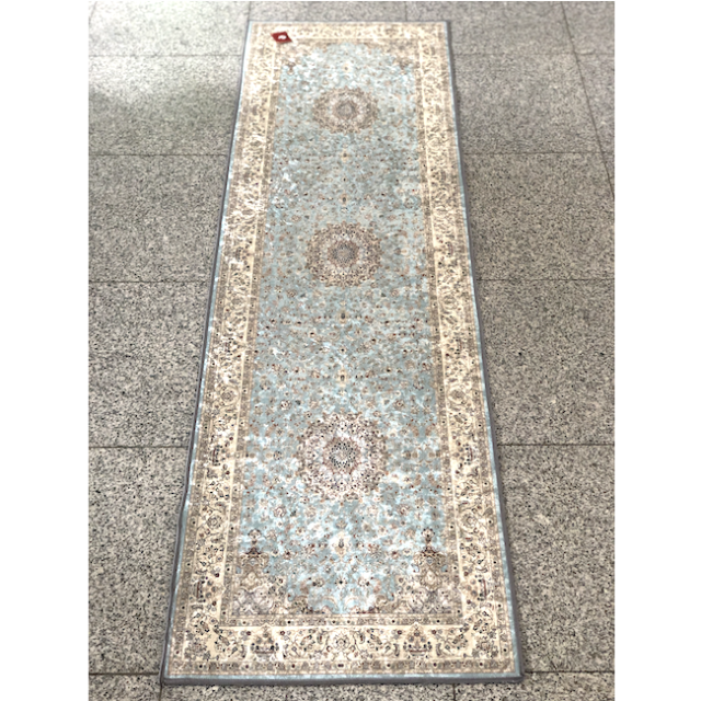 Persian carpet style　Kitchen mat /ペルシャ絨毯風 キッチンマット｜Light Blue / ライトブルー 水色｜MIS1013IB